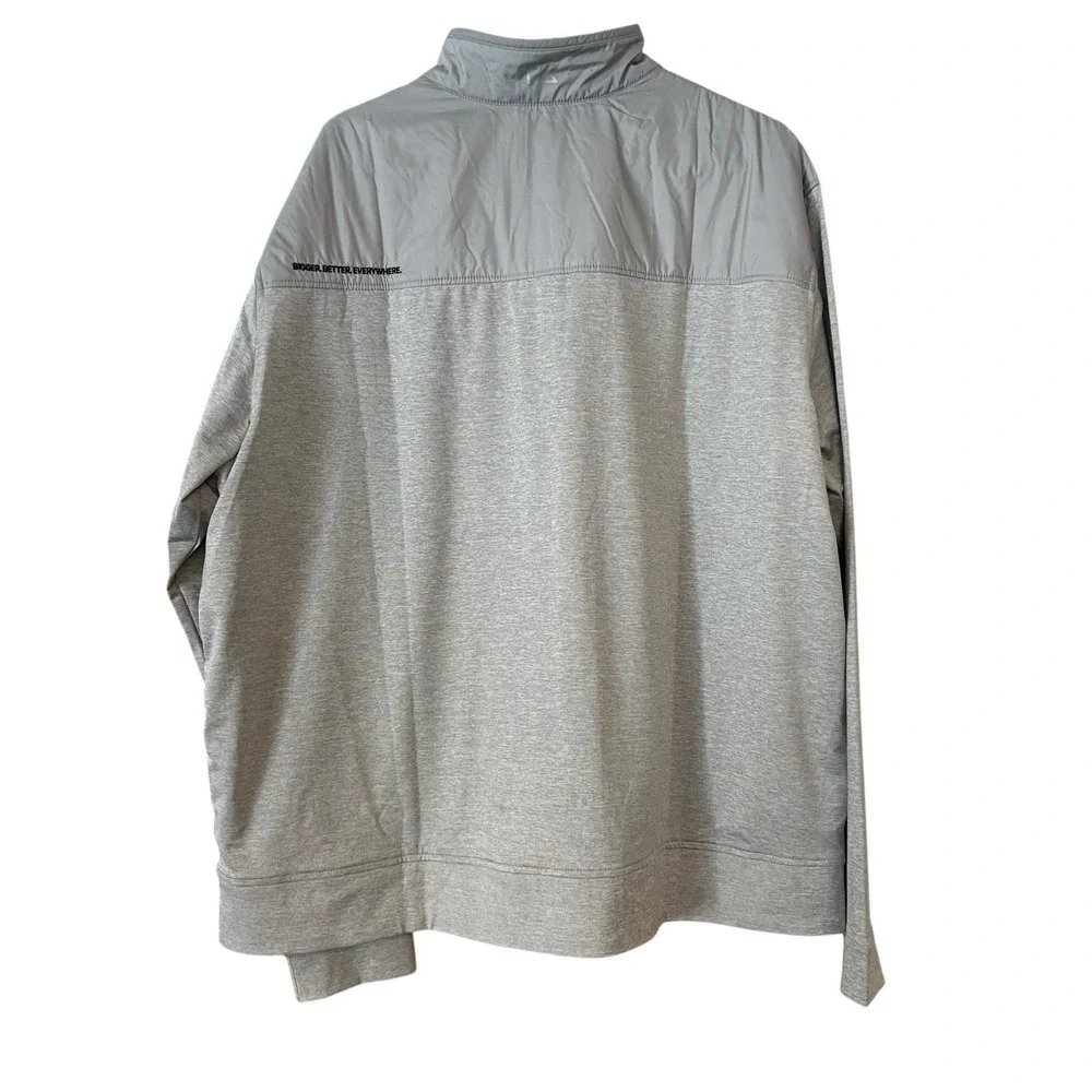 Cutter & Buck (NBC Sports), Men XXL Gray DryTec Zip‎ Up Jacket Golf New